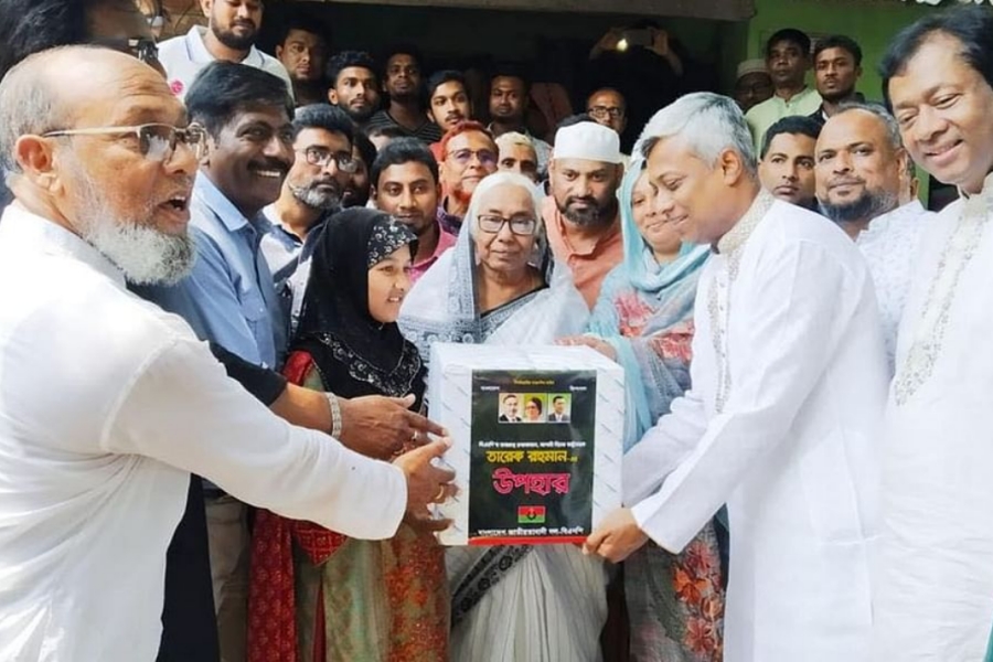 সেই ছোট্ট খালেদা জিয়ার বাসায় বিএনপির প্রতিনিধি দল